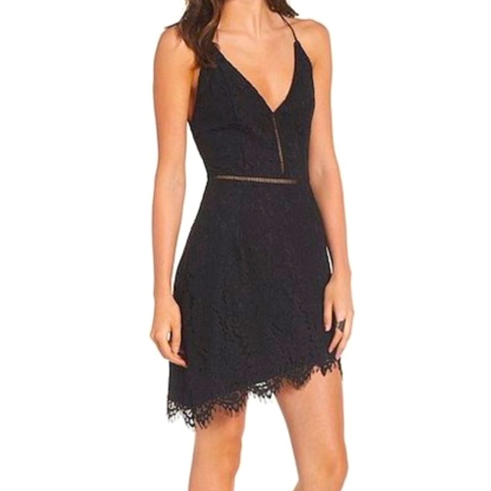 Black Lace Cocktail Dress
